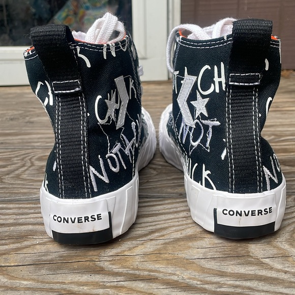 Converse Not A Chuck Sneakers Canvas High TOP (RETAIL 70) - Picture 7 of 13